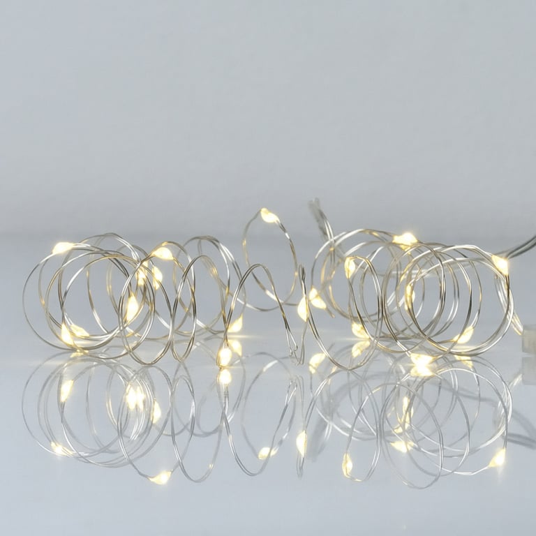 Гірлянда YES! Fun Нитка на мідному дроті 20 LED Тепло-біла 2 м Статична На батарейках (975020) - фото 1