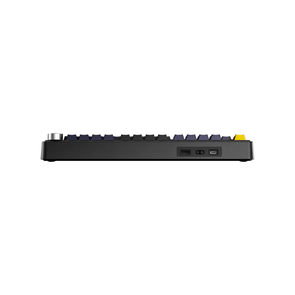 Клавіатура Aula F75 Gasket Greywood V3 switch Hot-Swap PBT Wireless/Bluetooth/USB Black (6948391208626) - фото 5 Клавіатура Aula F75 Gasket Greywood V3 switch Hot-Swap PBT Wireless/Bluetooth/USB Black (6948391208626) - фото 5