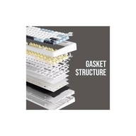 Клавіатура Aula F75 Gasket Greywood V3 switch Hot-Swap PBT Wireless/Bluetooth/USB Black (6948391208626) - фото 7