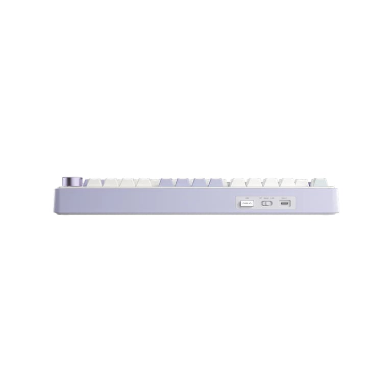 Клавіатура Aula F75 Gasket Greywood V3 switch Hot-Swap PBT Wireless/Bluetooth/USB White (6948391208640) - фото 6