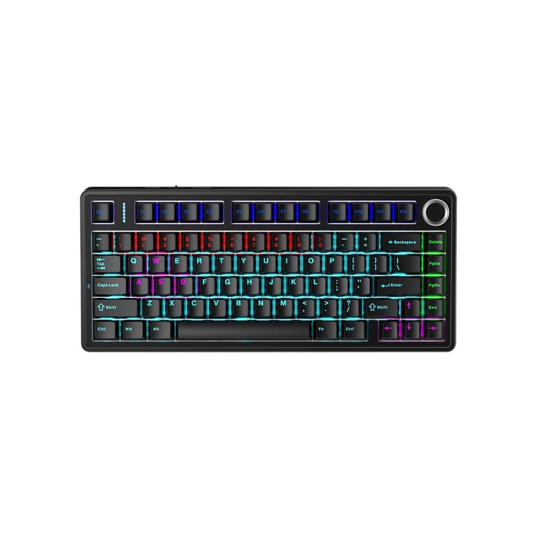Клавіатура Aula F75 keycap KRGD Blue USB UA Black (6948391202846) - фото 1