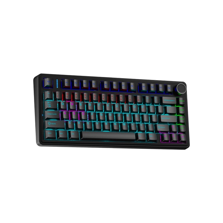 Клавіатура Aula F75 keycap KRGD Blue USB UA Black (6948391202846) - фото 3