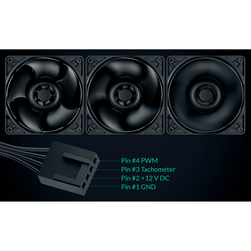 Кулер до корпусу Arctic S12038-8K 3-Pack (ACFAN00302A) - фото 8 Кулер до корпусу Arctic S12038-8K 3-Pack (ACFAN00302A) - фото 8