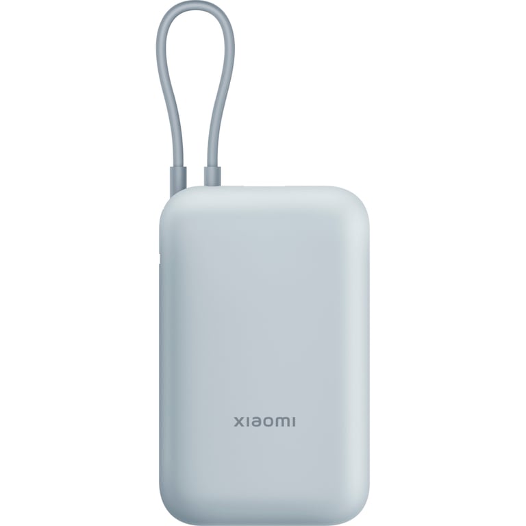 Батарея універсальна Xiaomi 10000mAh 22.5W, Integrated Cable, blue (BHR9073GL) - фото 2