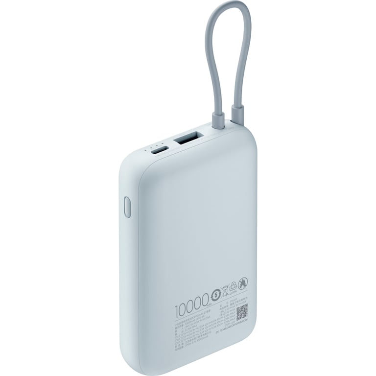 Батарея універсальна Xiaomi 10000mAh 22.5W, Integrated Cable, blue (BHR9073GL) - фото 3