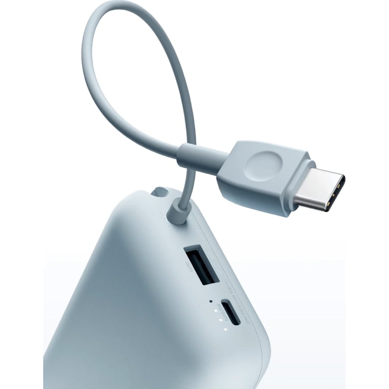 Батарея універсальна Xiaomi 10000mAh 22.5W, Integrated Cable, blue (BHR9073GL) - фото 6