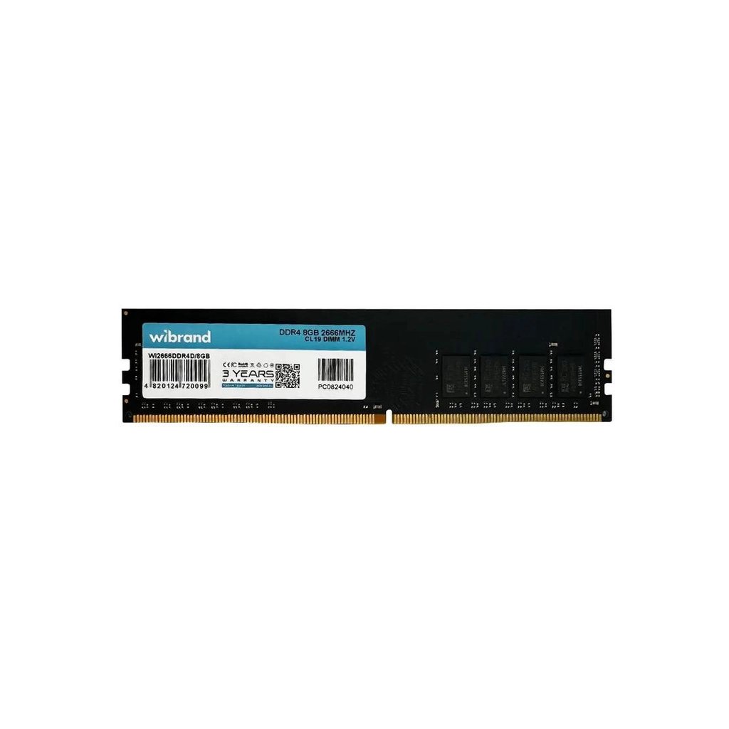 Модуль пам'яті для комп'ютера DDR4 8GB 2666 MHz Wibrand (WI2666DDR4D/8GB) - фото 1