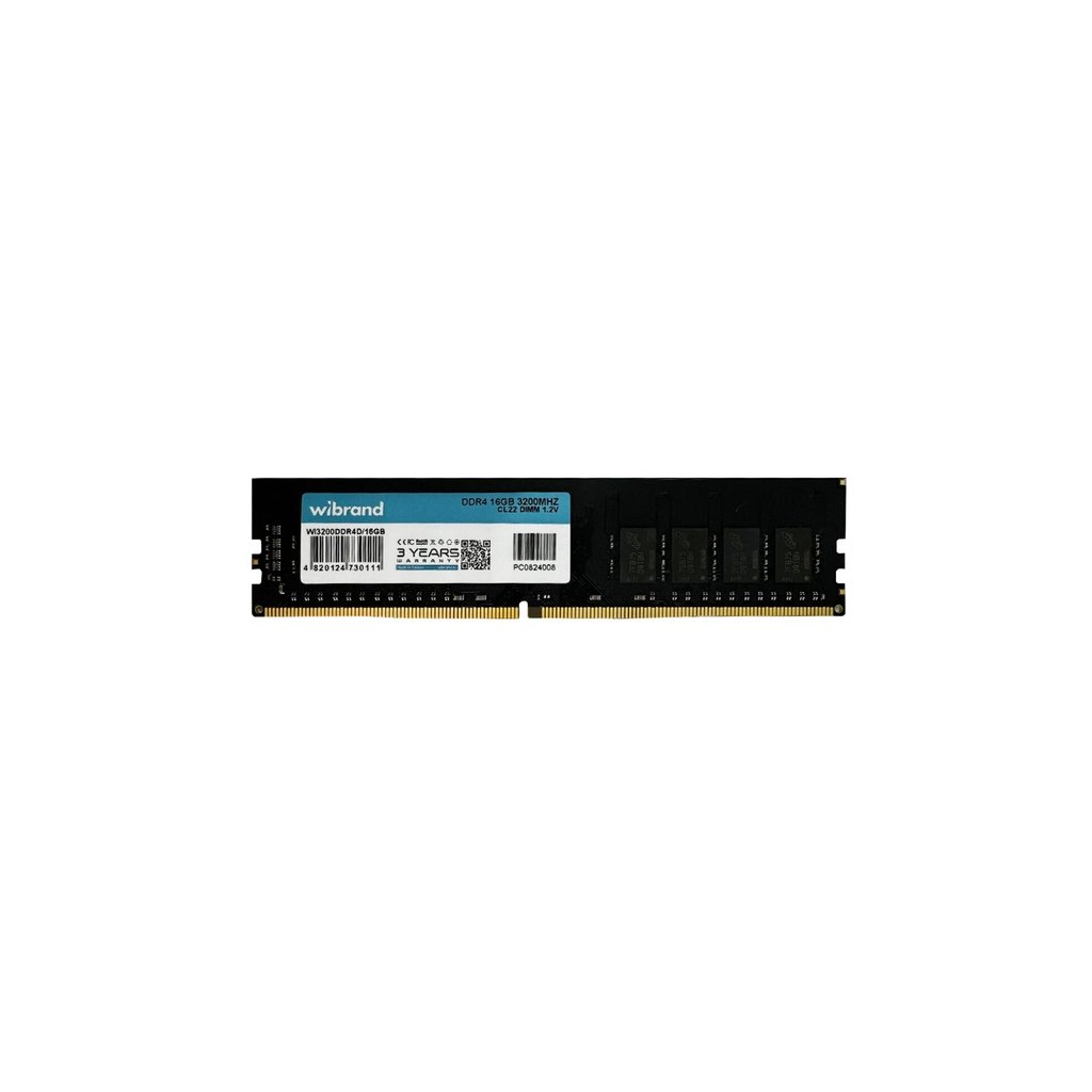 Модуль пам'яті для комп'ютера DDR4 16GB 3200 MHz Wibrand (WI3200DDR4D/16GB) - фото 1 Модуль пам'яті для комп'ютера DDR4 16GB 3200 MHz Wibrand (WI3200DDR4D/16GB) - фото 1