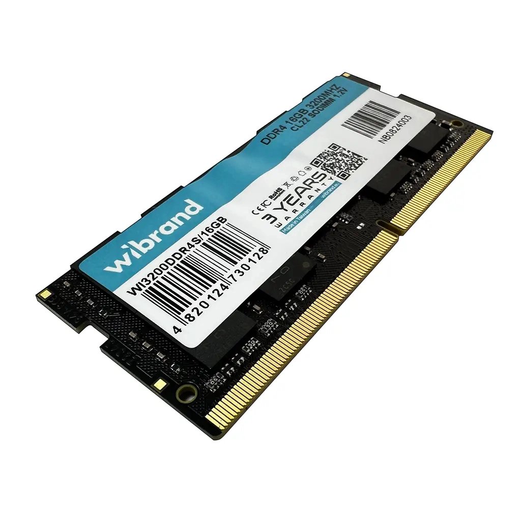 Модуль пам'яті для ноутбука SoDIMM DDR4 16GB 3200 MHz Wibrand (WI3200DDR4S/16GB) - фото 2 Модуль пам'яті для ноутбука SoDIMM DDR4 16GB 3200 MHz Wibrand (WI3200DDR4S/16GB) - фото 2