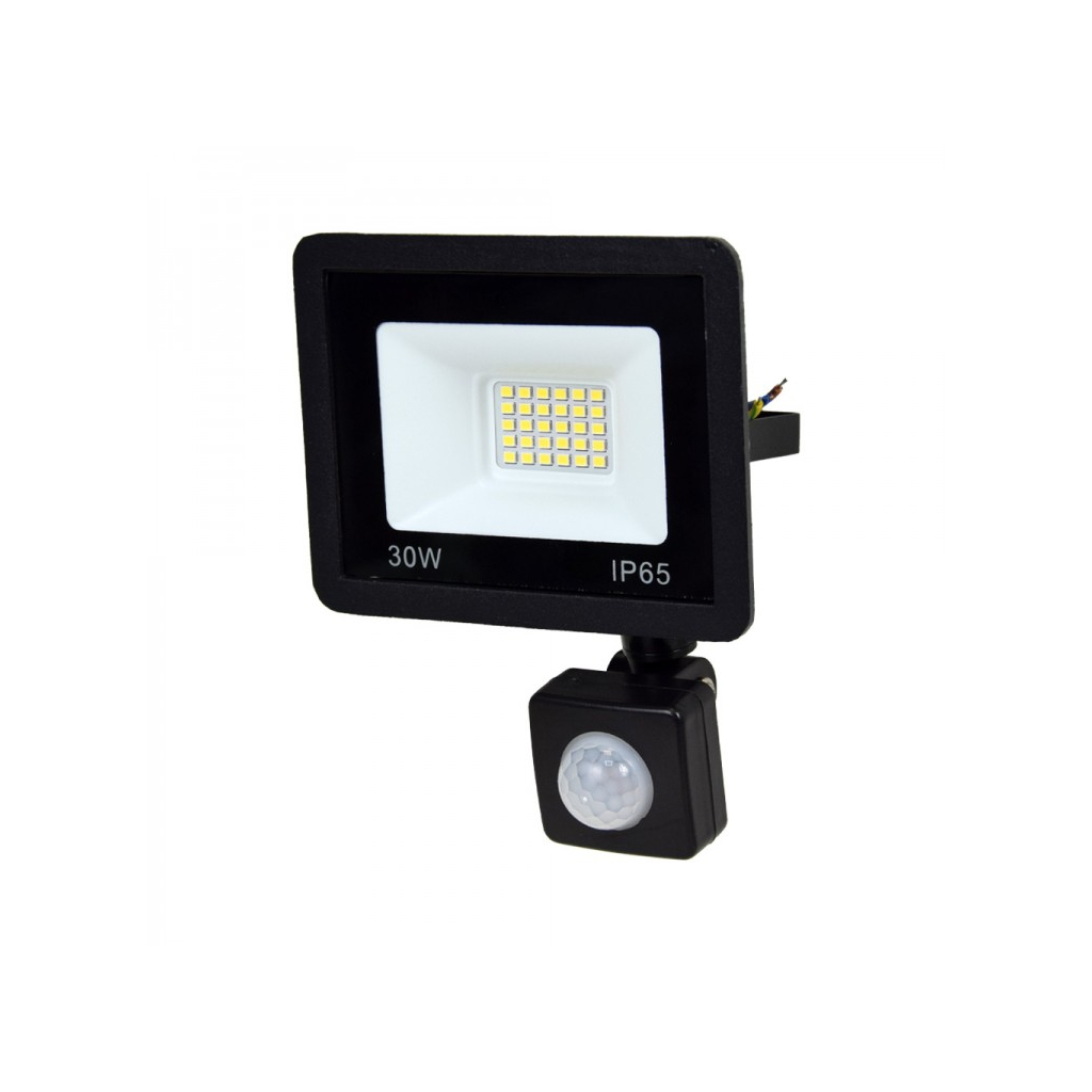 Прожектор Lightwell LW-FL-B-30-S 30 W з датчиком рух - фото 1