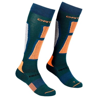 Шкарпетки Ortovox Ski RocknWool Long Socks Mns pacific green - 45-47 - синій/зелений (025.001.0121)