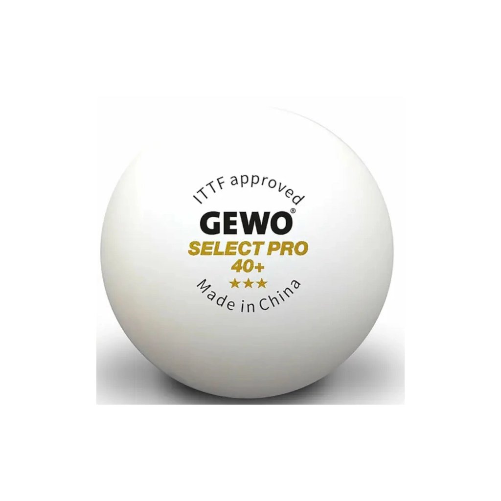 М'ячик для настільного теніса Gewo Select Pro 40+ ITTF 6 шт (86481200) (931059) - фото 1