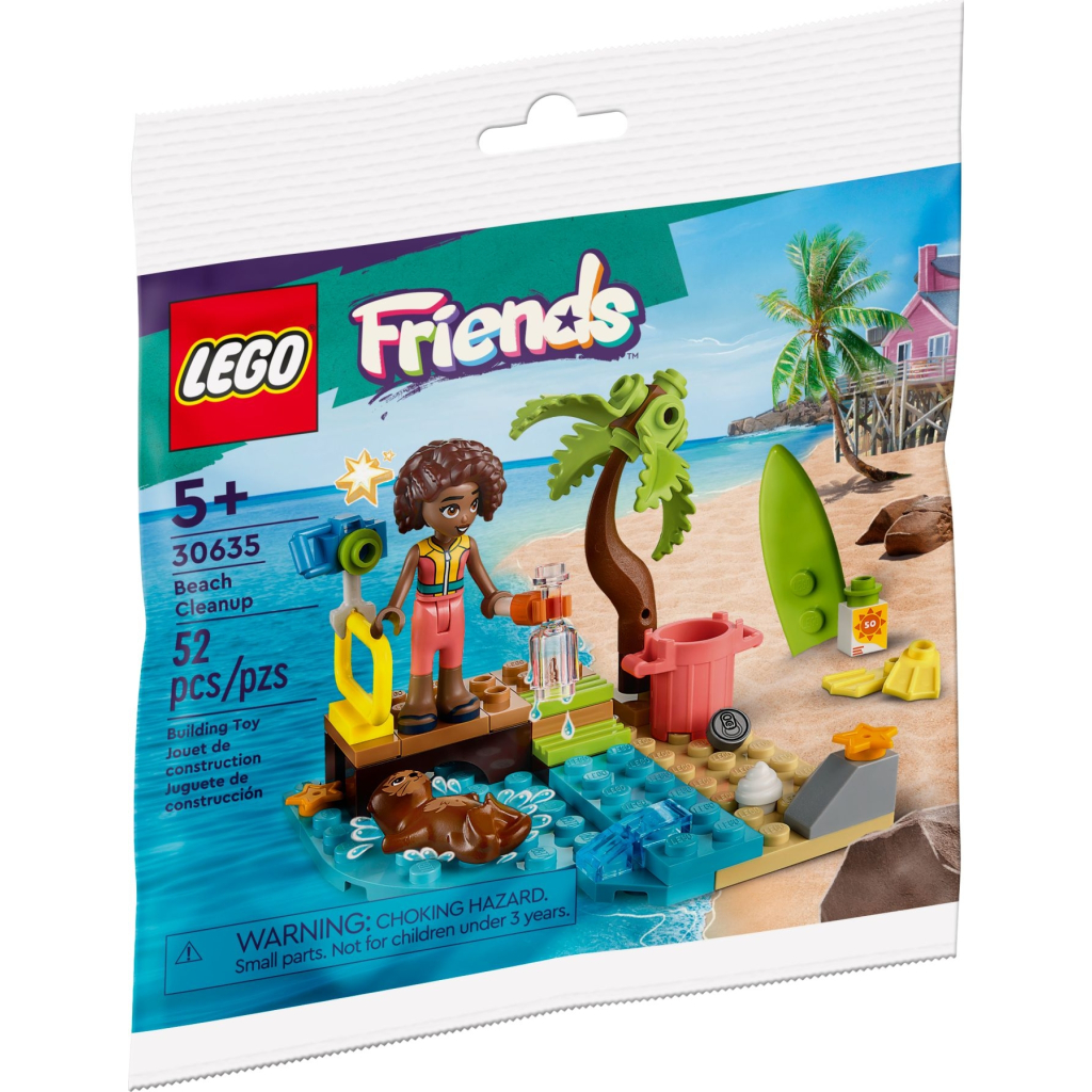 Конструктор LEGO Friends Прибирання пляжу (30635) - фото 1 Конструктор LEGO Friends Прибирання пляжу (30635) - фото 1