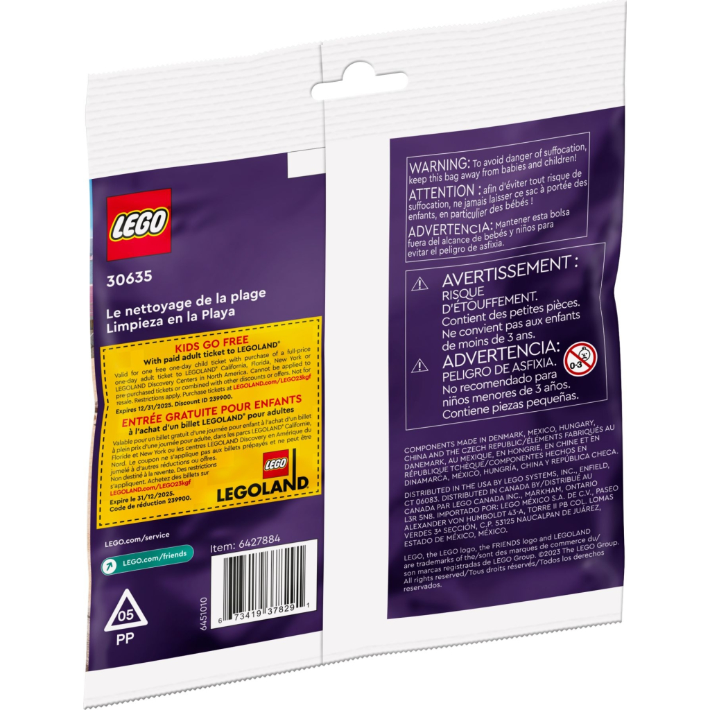 Конструктор LEGO Friends Прибирання пляжу (30635) - фото 3 Конструктор LEGO Friends Прибирання пляжу (30635) - фото 3