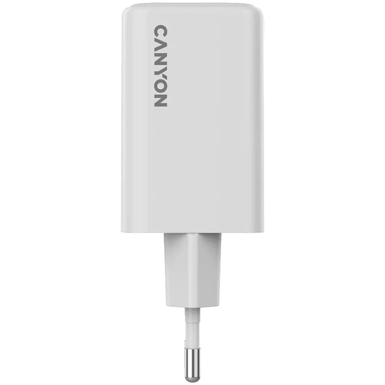Зарядний пристрій Canyon CU65ACC GaN 65W 2xPD 1xQC EU White (CNS-CUW65ACC) - фото 2