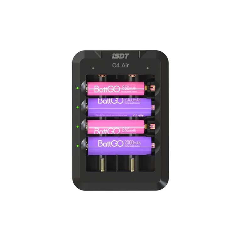 Зарядний пристрій для акумуляторів iSDT C4 Air Quick Battery Charger (iSDT-C4) - фото 1