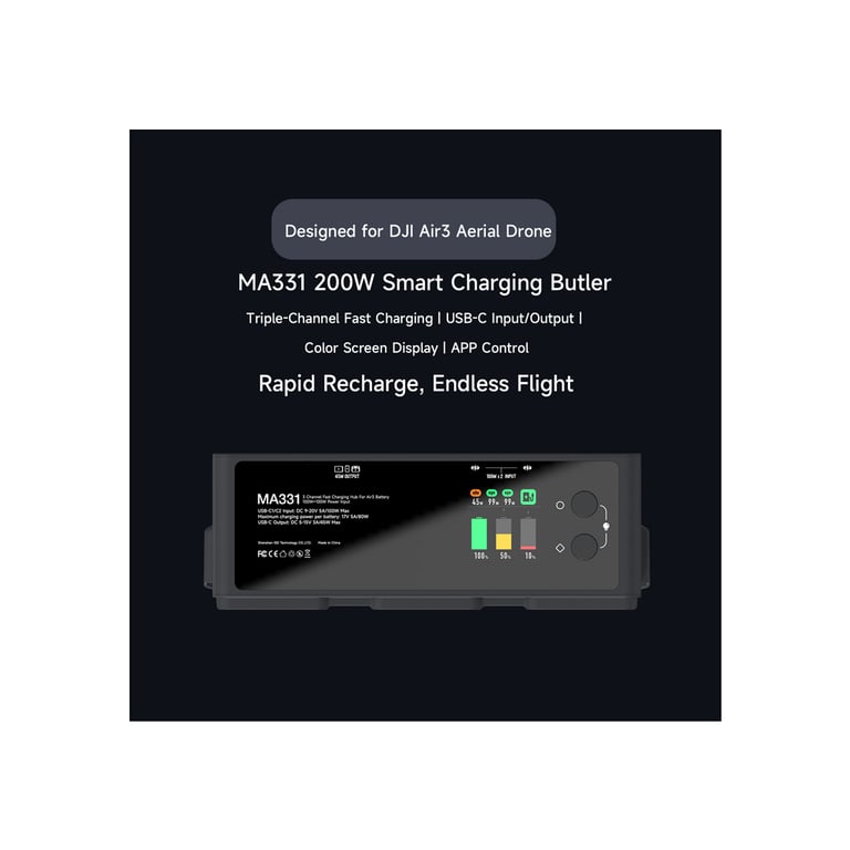 Зарядний пристрій для дрона iSDT MA331 Air 3 Series Charging Hub (iSDT-MA331) - фото 2