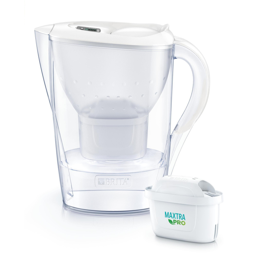 Фільтр-глечик Brita Marella XL Memo MXPro 3.5л (2л води) з фільтр-картриджем 3шт, білий (1052782) Фільтр-глечик Brita Marella XL Memo MXPro 3.5л (2л води) з фільтр-картриджем 3шт, білий (1052782)