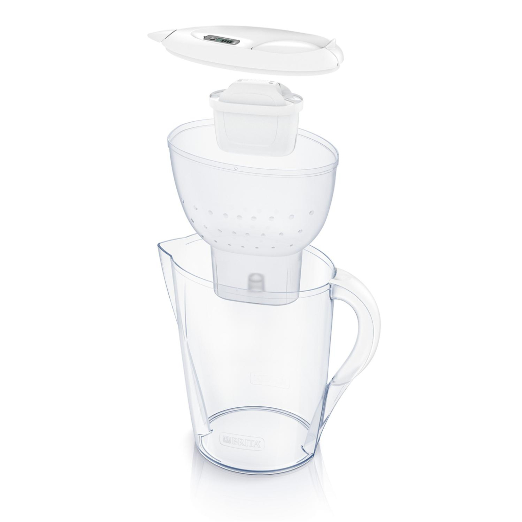 Фільтр-глечик Brita Marella XL Memo MXPro 3.5л (2л води) з фільтр-картриджем 3шт, білий (1052782) - фото 2 Фільтр-глечик Brita Marella XL Memo MXPro 3.5л (2л води) з фільтр-картриджем 3шт, білий (1052782) - фото 2