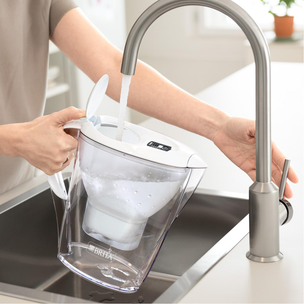 Фільтр-глечик Brita Marella XL Memo MXPro 3.5л (2л води) з фільтр-картриджем 3шт, білий (1052782) - фото 5 Фільтр-глечик Brita Marella XL Memo MXPro 3.5л (2л води) з фільтр-картриджем 3шт, білий (1052782) - фото 5
