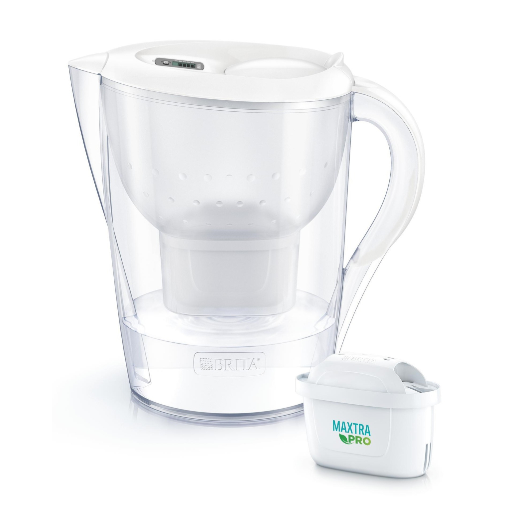 Фільтр-глечик Brita Marella XL Memo MXPro 3.5л (2л води) з фільтр-картриджем, білий (1052778) - фото 1