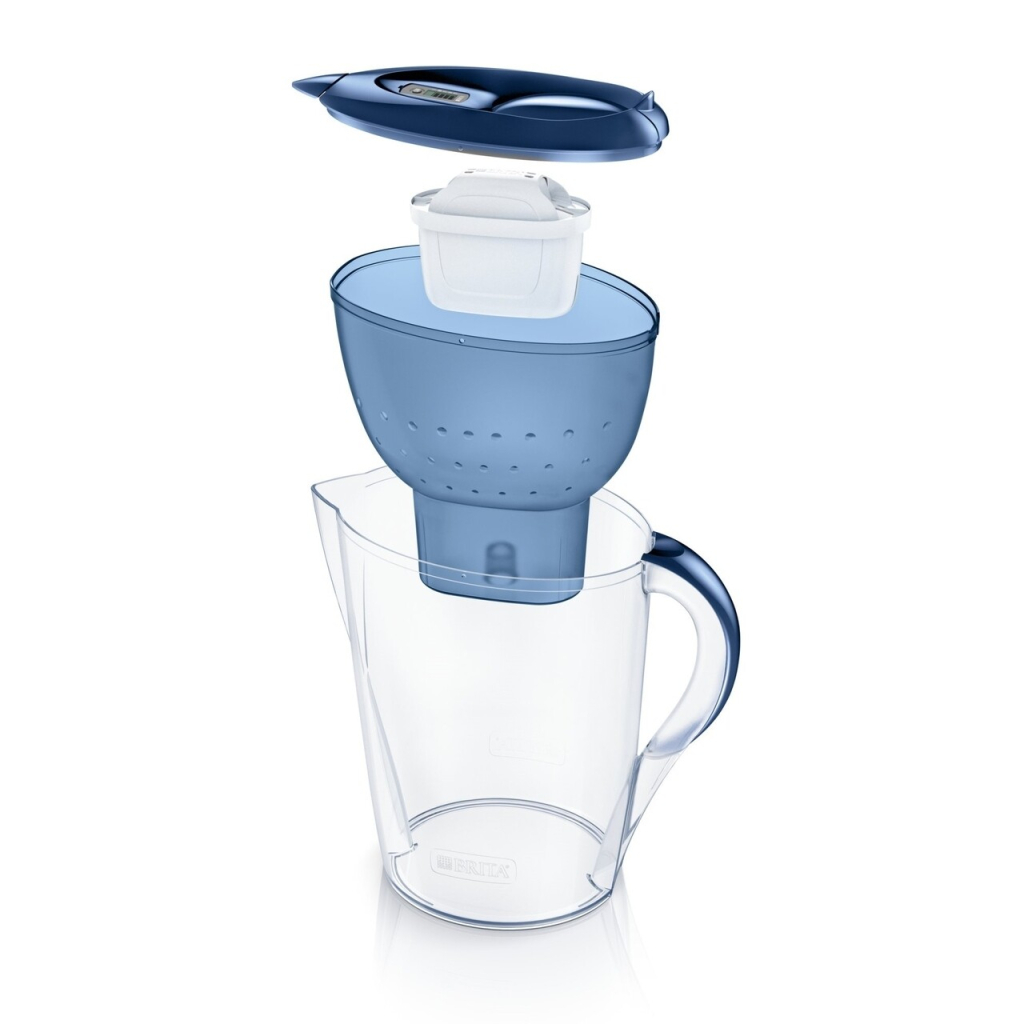 Фільтр-глечик Brita Marella XL Memo MXPro 3.5л (2л води) з фільтр-картриджем, синій (1052780) - фото 2 Фільтр-глечик Brita Marella XL Memo MXPro 3.5л (2л води) з фільтр-картриджем, синій (1052780) - фото 2