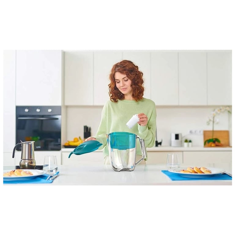 Фільтр-глечик Ecosoft Maxima 5л (3.5л очищеної води) з фільтр-картриджем, аква грін (FMVMAXIMADGECO) - фото 2