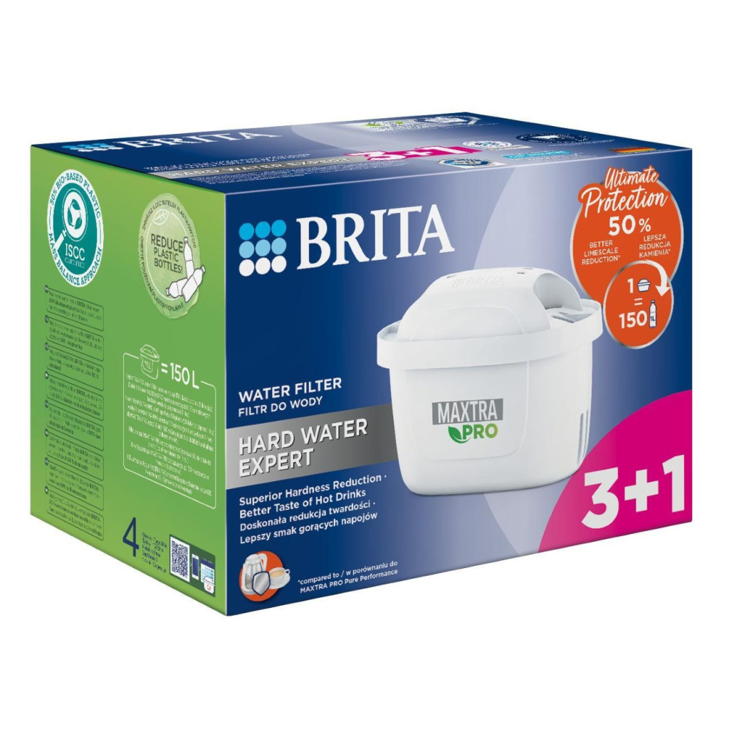 Картридж для фільтра глечика Brita MXPro Limescale для жорсткої води 3+1шт (1051773) - фото 1