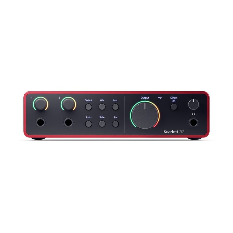 Аудіоінтерфейс Focusrite Scarlett 2i2 4th Gen (234619) - фото 2