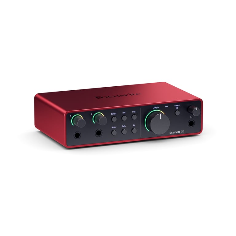 Аудіоінтерфейс Focusrite Scarlett 2i2 4th Gen (234619) - фото 4