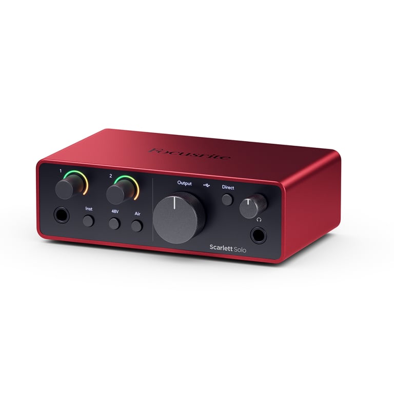 Аудіоінтерфейс Focusrite Scarlett Solo 4th Gen (234617) - фото 1