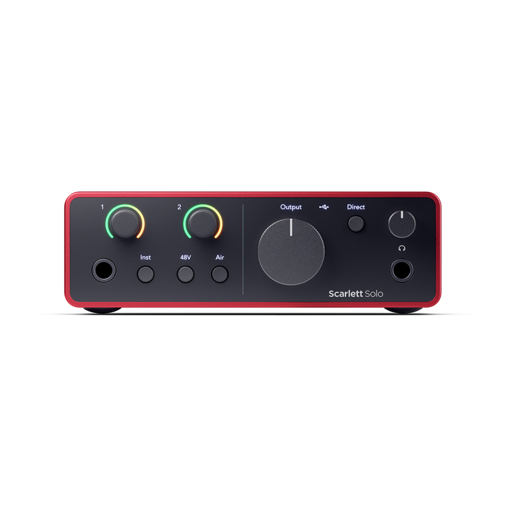 Аудіоінтерфейс Focusrite Scarlett Solo 4th Gen (234617) - фото 2 Аудіоінтерфейс Focusrite Scarlett Solo 4th Gen (234617) - фото 2