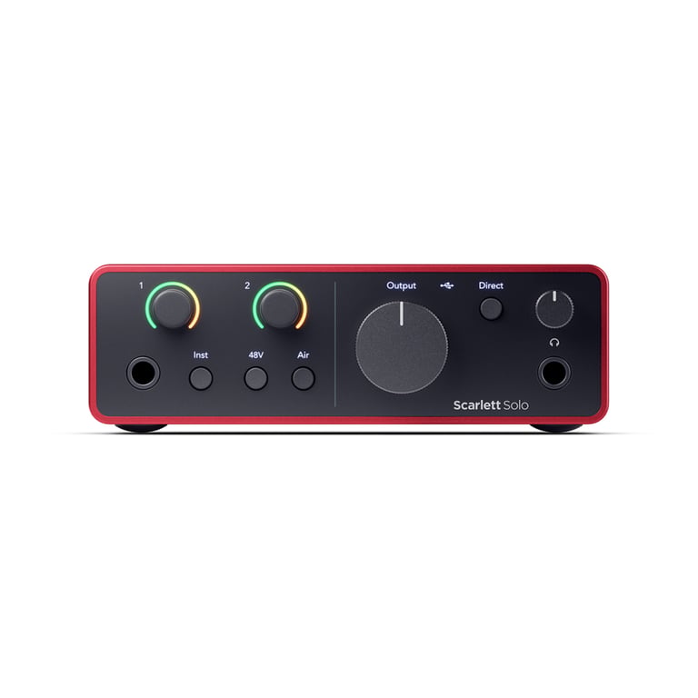 Аудіоінтерфейс Focusrite Scarlett Solo 4th Gen (234617) - фото 2