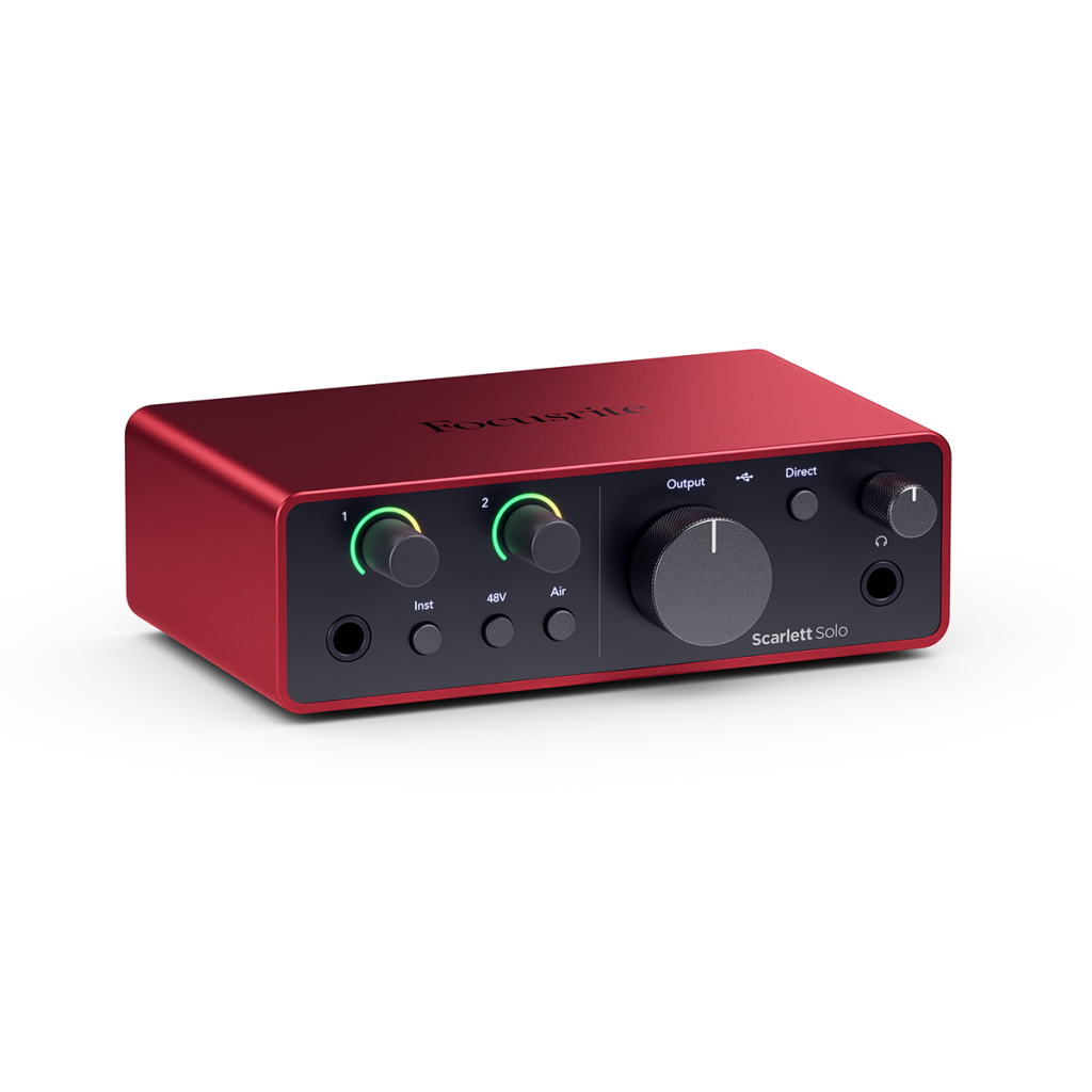 Аудіоінтерфейс Focusrite Scarlett Solo 4th Gen (234617) - фото 4 Аудіоінтерфейс Focusrite Scarlett Solo 4th Gen (234617) - фото 4