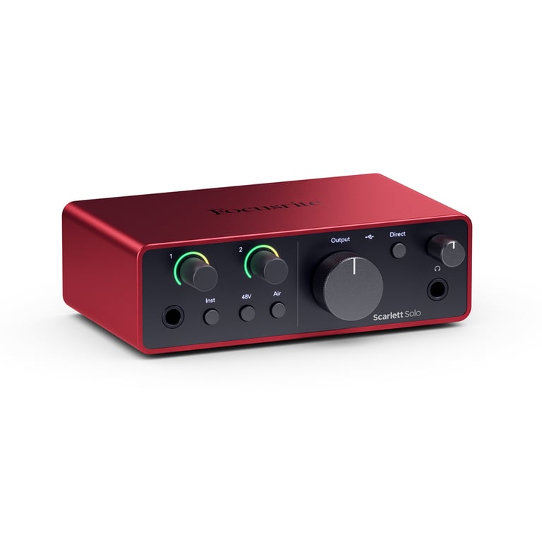 Аудіоінтерфейс Focusrite Scarlett Solo 4th Gen (234617) - фото 4