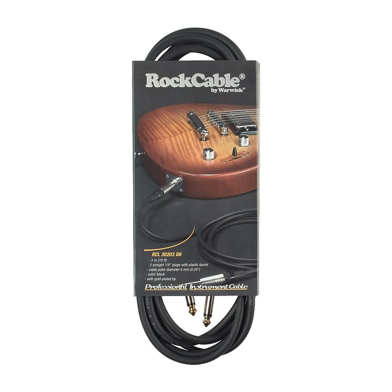 Інструментальний кабель RockCable Instrument Cable 3m (RCL 30203 D6) - фото 2