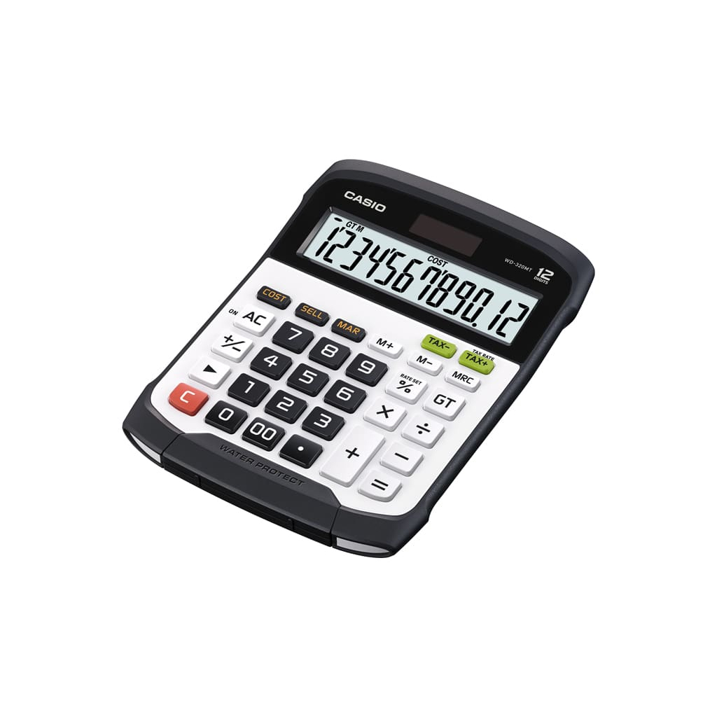 Калькулятор Casio WD-320MT-W-EC, чорно-білий (CALC-CAS-WD-320MT-W) - фото 1 Калькулятор Casio WD-320MT-W-EC, чорно-білий (CALC-CAS-WD-320MT-W) - фото 1