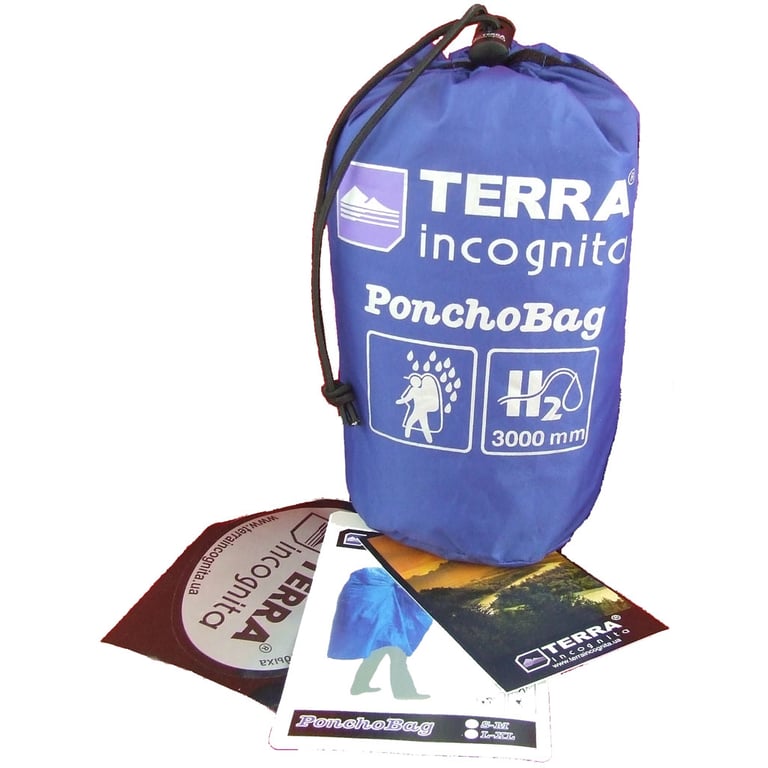Дощовик Terra Incognita PonchoBag S/M blue (4823081502746) - фото 2