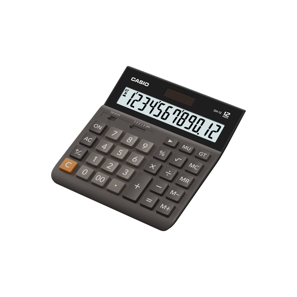 Калькулятор Casio DH-12-BK-S-EP, чорний (CALC-CAS-DH-12-BK-S) Калькулятор Casio DH-12-BK-S-EP, чорний (CALC-CAS-DH-12-BK-S)