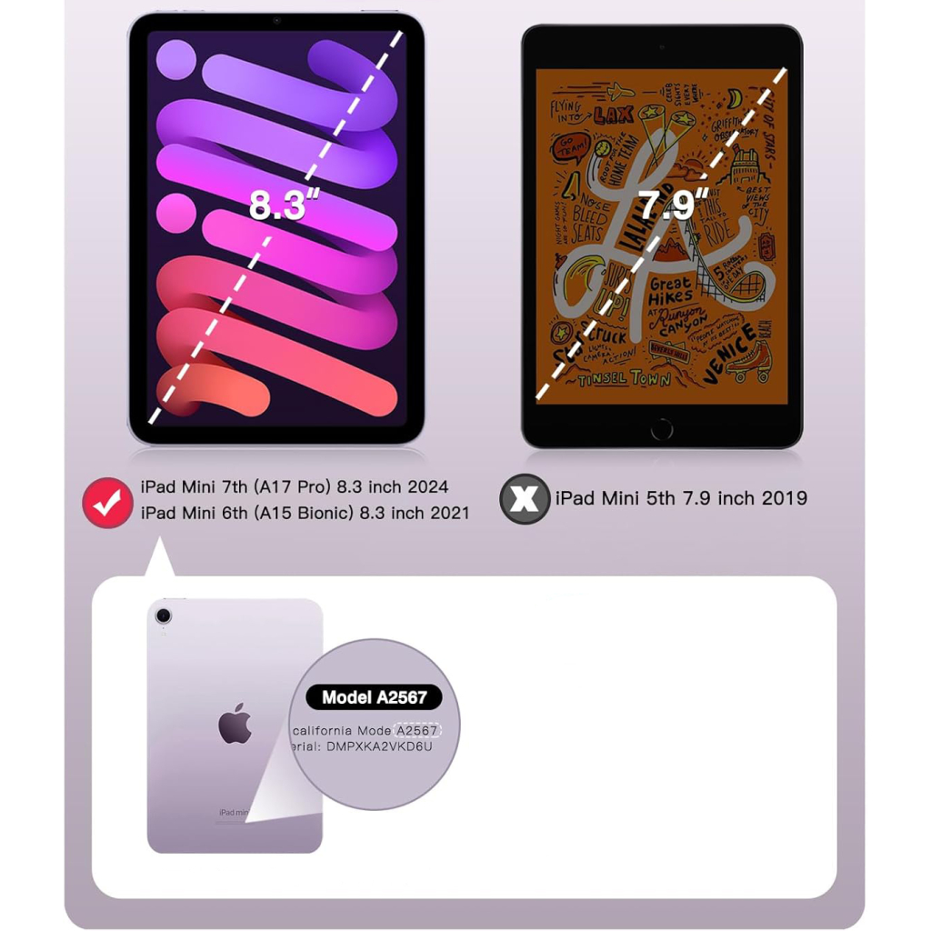 Чохол до планшета BeCover Tri Fold Hard Apple iPad Mini 7 2024 Dark Green (712451) - фото 8 Чохол до планшета BeCover Tri Fold Hard Apple iPad Mini 7 2024 Dark Green (712451) - фото 8