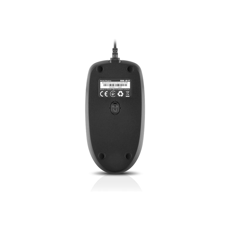 Мишка REAL-EL RM-217 USB Black/Gray (EL123200038) - фото 9