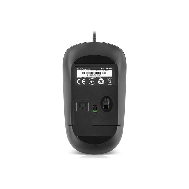 Мишка REAL-EL RM-222 USB Black/Gray (EL123200040) - фото 8
