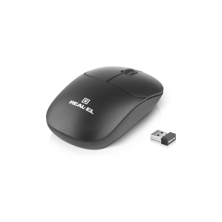 Мишка REAL-EL RM-311W Wireless Black (EL123200041) - фото 3