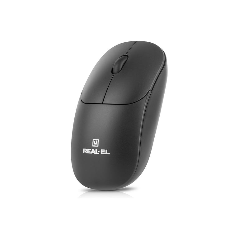 Мишка REAL-EL RM-313W Wireless Black (EL123200042) - фото 8