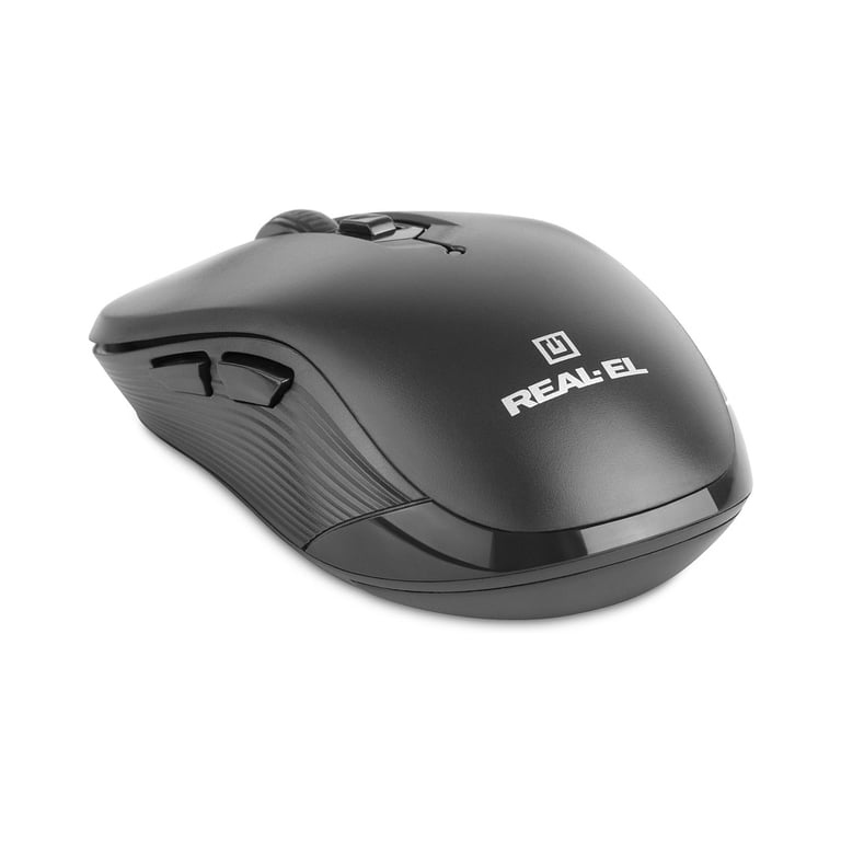 Мишка REAL-EL RM-331W Wireless Black (EL123200044) - фото 3