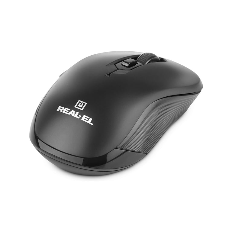 Мишка REAL-EL RM-331W Wireless Black (EL123200044) - фото 5