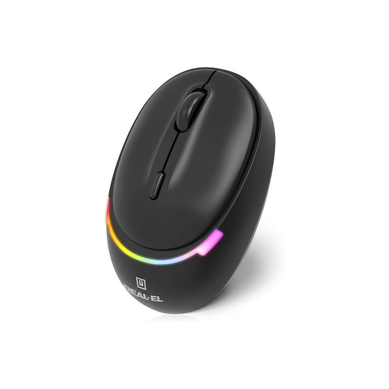 Мишка REAL-EL RM-440W Wireless/Bluetooth Black (EL123200045) - фото 2