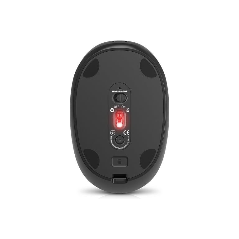 Мишка REAL-EL RM-440W Wireless/Bluetooth Black (EL123200045) - фото 5
