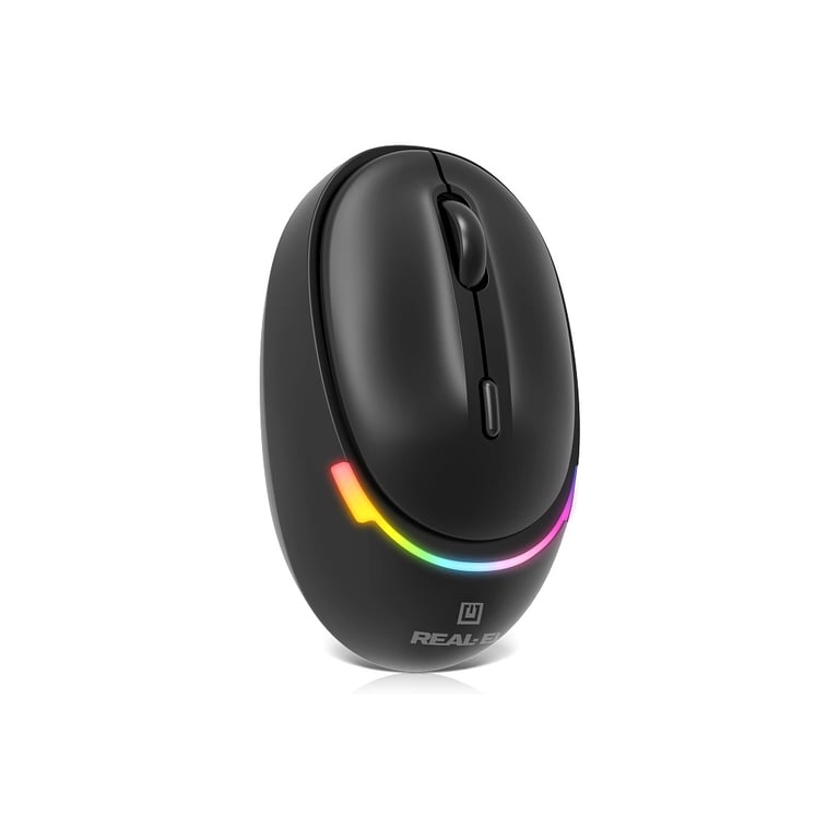 Мишка REAL-EL RM-440W Wireless/Bluetooth Black (EL123200045) - фото 6