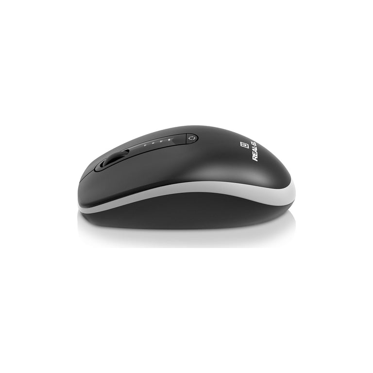Мишка REAL-EL RM-455W Wireless/Bluetooth Black/Gray (EL123200047) - фото 8